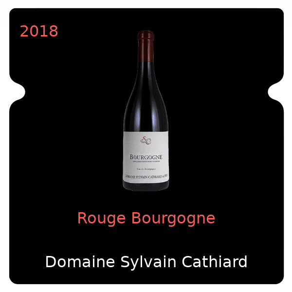 Sylvain Cathiard Rouge Bourgogne 2018