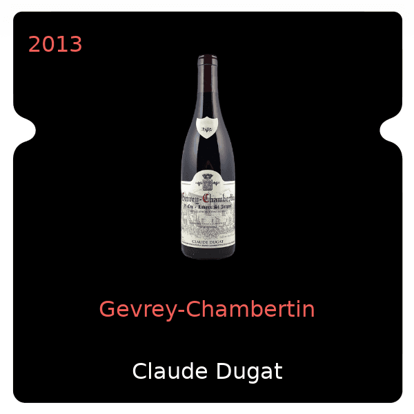 Claude Dugat Gevrey-Chambertin 2013