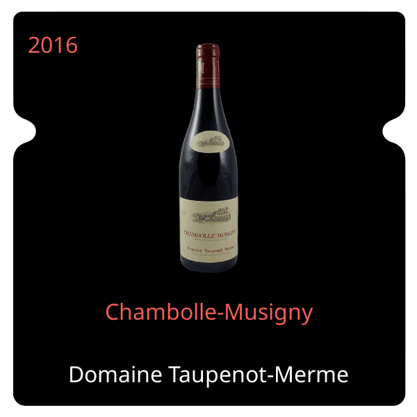 Taupenot Merme Chambolle-Musigny 2016