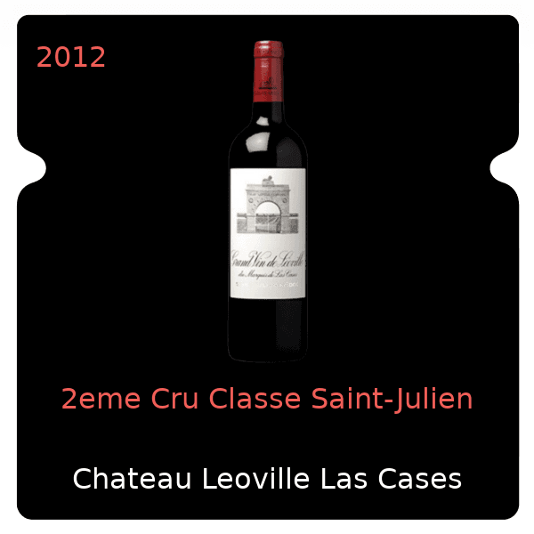 Leoville Las Cases 2eme Cru Classe Saint-Julien 2012