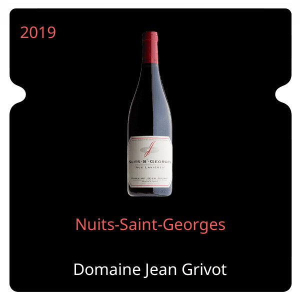 Jean Grivot Nuits-Saint-Georges 2019
