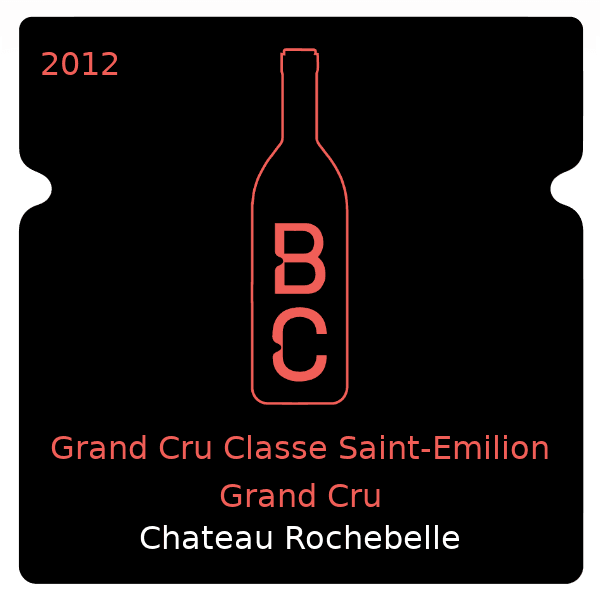 Rochebelle Grand Cru Classe Saint-Emilion Grand Cru 2012