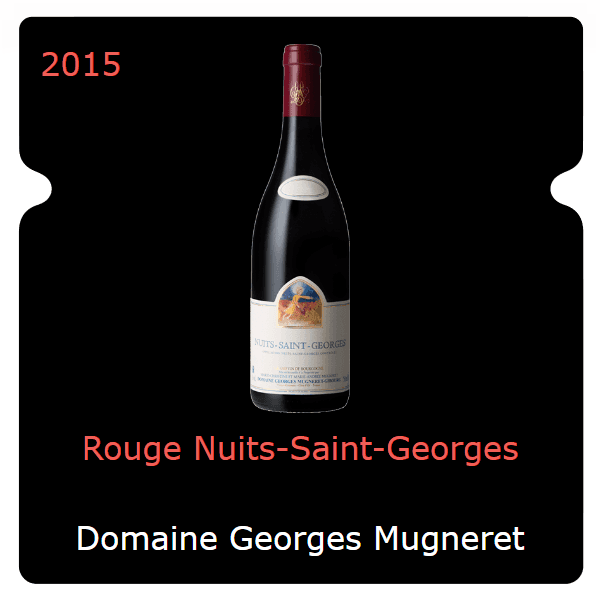 Georges Mugneret Gibourg Rouge Nuits-Saint-Georges 2015