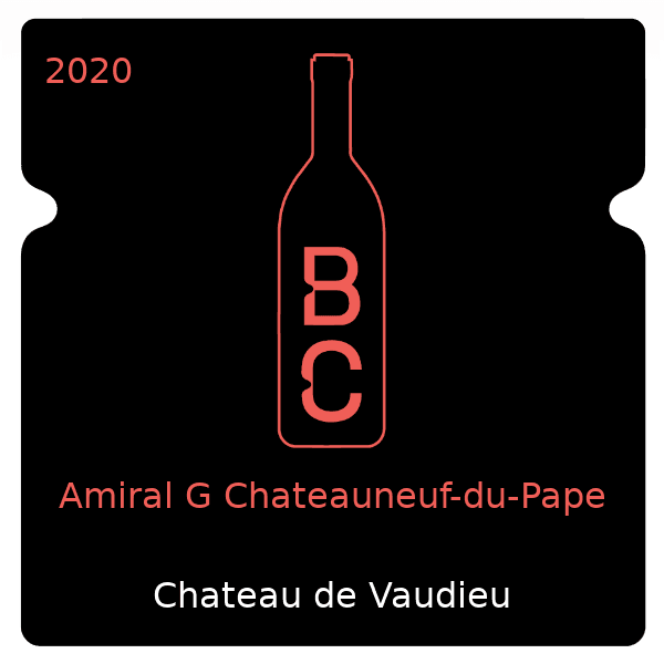 Vieux Chateau Certan Amiral G Chateauneuf-du-Pape 2020