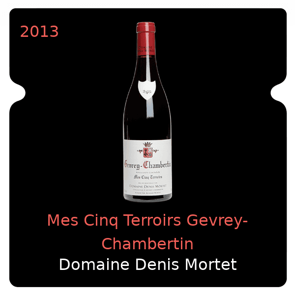 Denis Mortet Mes Cinq Terroirs Gevrey-Chambertin 2013