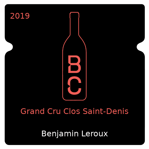 Benjamin Leroux Grand Cru Clos Saint-Denis 2019