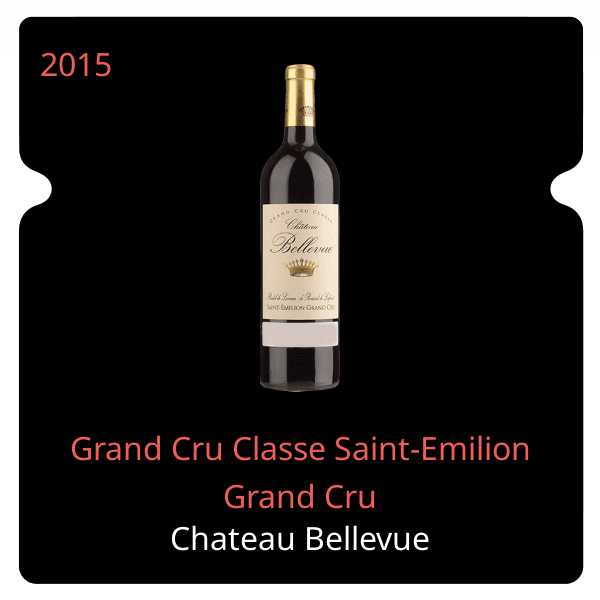 Bellevue Grand Cru Classe Saint-Emilion Grand Cru 2015