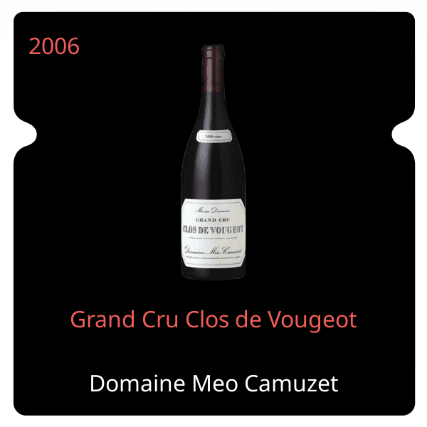 Meo Camuzet Grand Cru Clos de Vougeot 2006