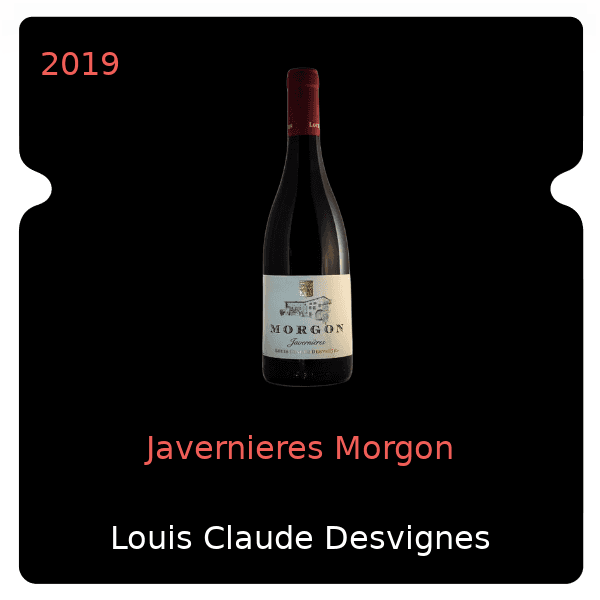 Louis Claude Desvignes Javernieres Morgon 2019