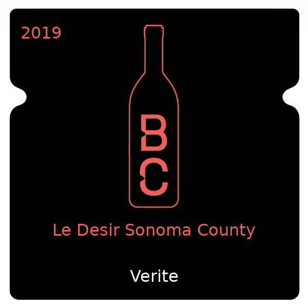 Verite Le Desir Sonoma County 2019