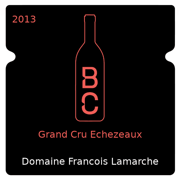 Nicole Lamarche Grand Cru Echezeaux 2013