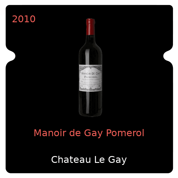 Gay Manoir de Gay Pomerol 2010