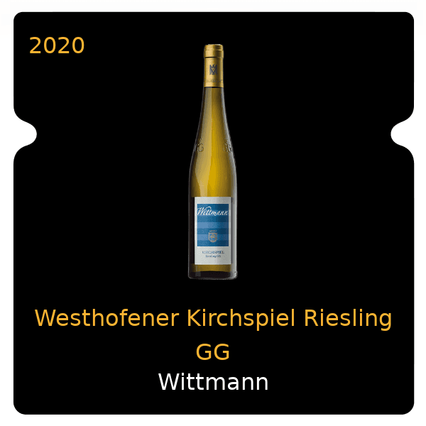 Wittmann Westhofener Kirchspiel Riesling GG 2020
