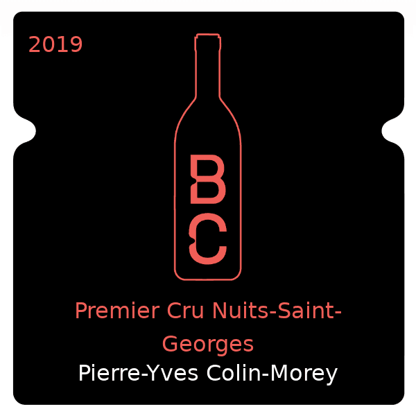 Pierre-Yves Colin-Morey Premier Cru Nuits-Saint-Georges 2019