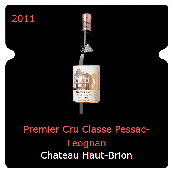 Haut-Brion Premier Cru Classe Pessac-Leognan 2011