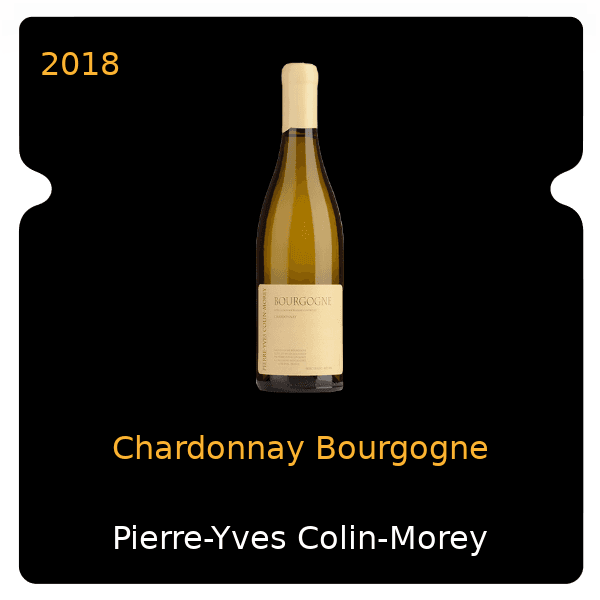 Pierre-Yves Colin-Morey Chardonnay Bourgogne 2018