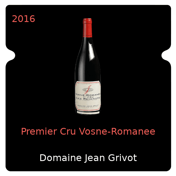 Jean Grivot Premier Cru Vosne-Romanee 2016