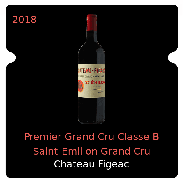 Figeac Premier Grand Cru Classe B Saint-Emilion Grand Cru 2018
