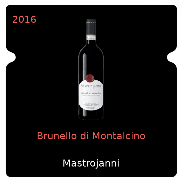 Mastrojanni Brunello di Montalcino 2016
