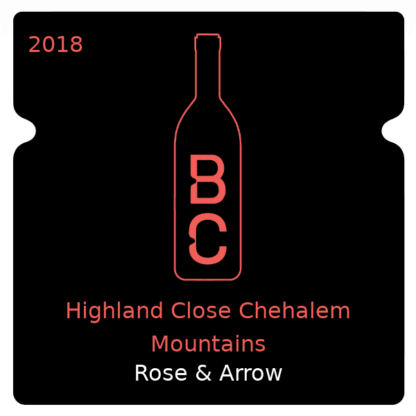 Rose & Arrow Highland Close Chehalem Mountains 2018