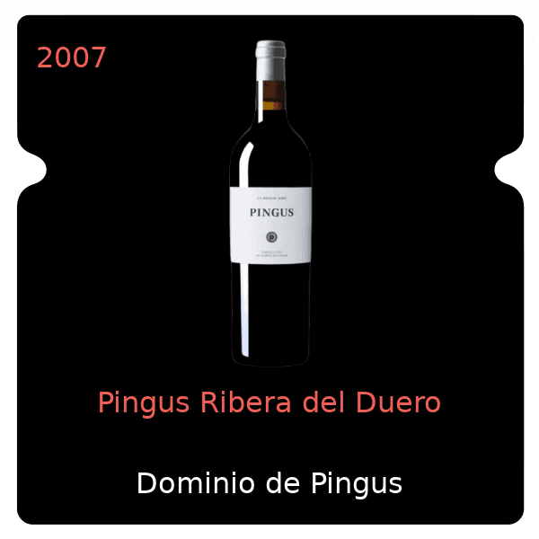 Pingus Pingus Ribera del Duero 2007
