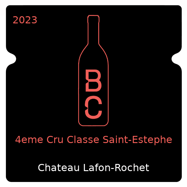 Lafon-Rochet 4eme Cru Classe Saint-Estephe 2023
