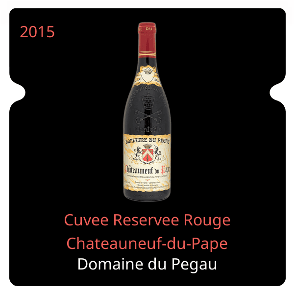Pegau Cuvee Reservee Rouge Chateauneuf-du-Pape 2015