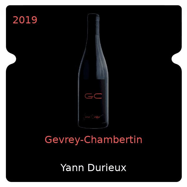 Yann Durieux Gevrey-Chambertin 2019