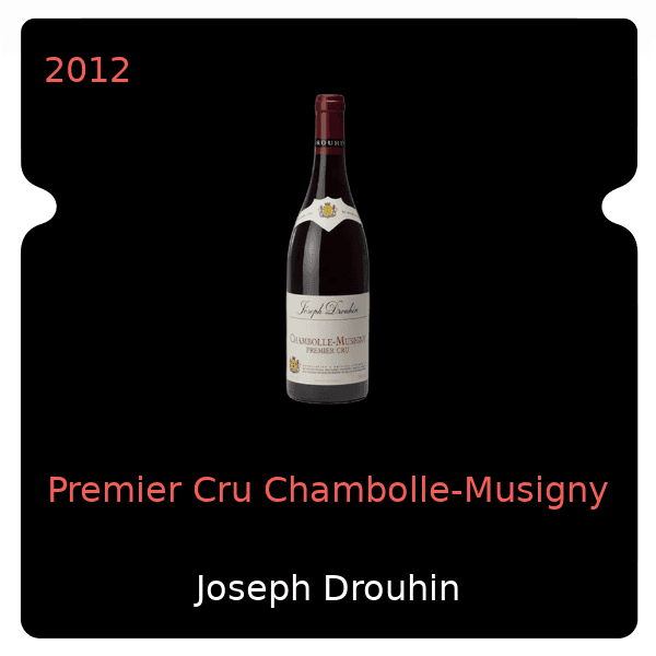 Joseph Drouhin Premier Cru Chambolle-Musigny 2012