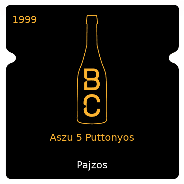 Pajzos Aszu 5 Puttonyos 1999