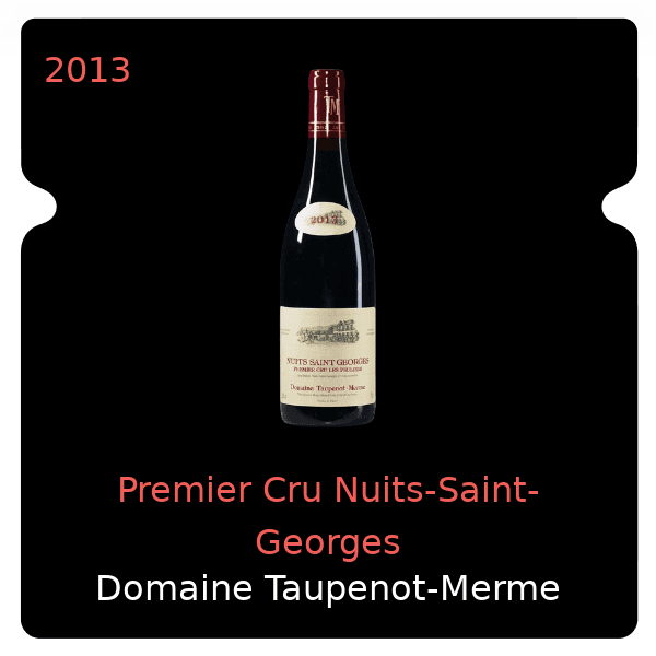 Taupenot Merme Premier Cru Nuits-Saint-Georges 2013