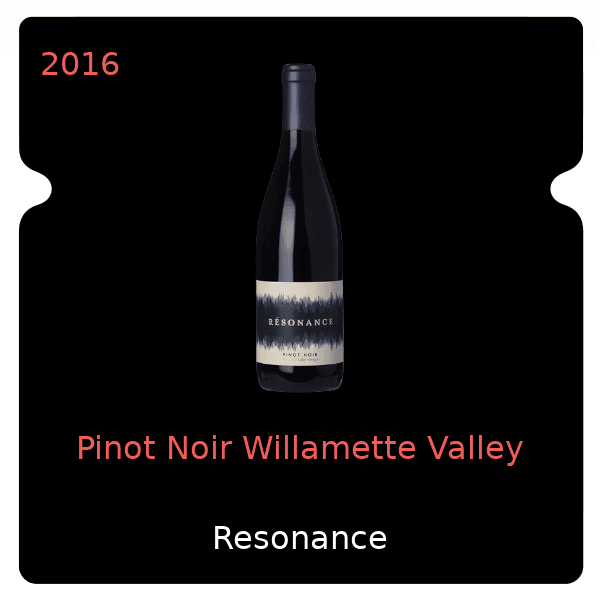 Resonance Pinot Noir Willamette Valley 2016