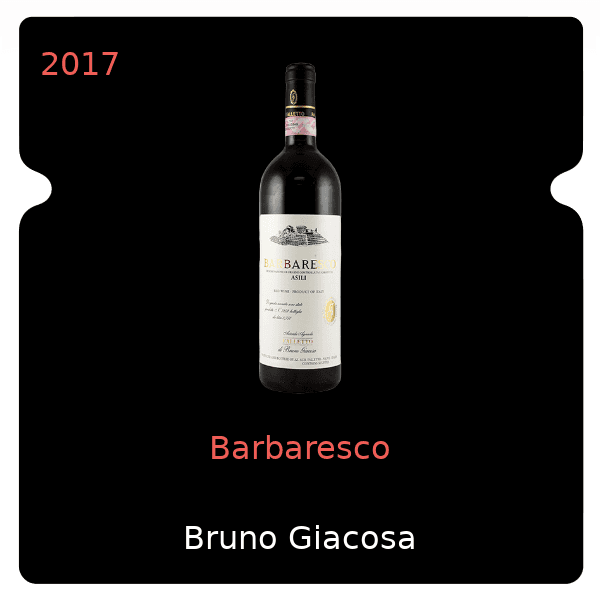 Bruno Giacosa Barbaresco 2017