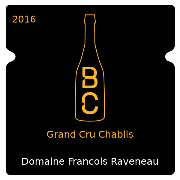 Francois Raveneau Grand Cru Chablis 2016