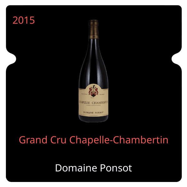 Ponsot Grand Cru Chapelle-Chambertin 2015