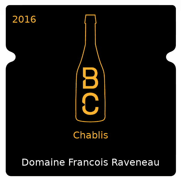 Francois Raveneau Chablis 2016