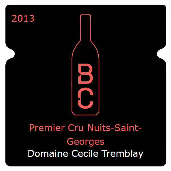 Cecile Tremblay Premier Cru Nuits-Saint-Georges 2013