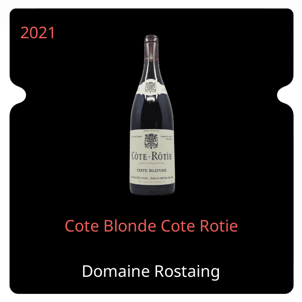 Rostaing Cote Blonde Cote Rotie 2021