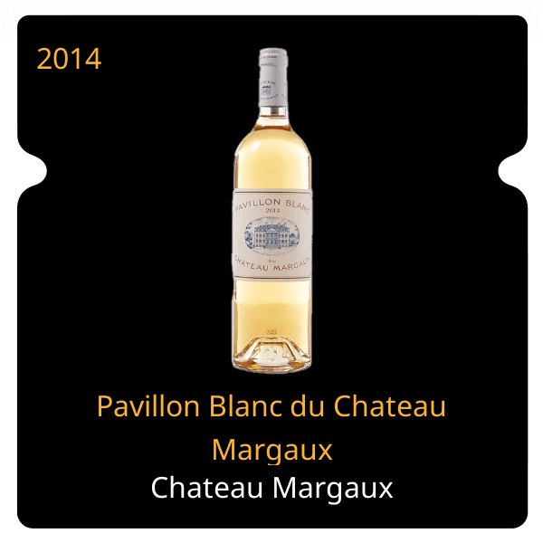 Margaux Pavillon Blanc du Chateau Margaux 2014