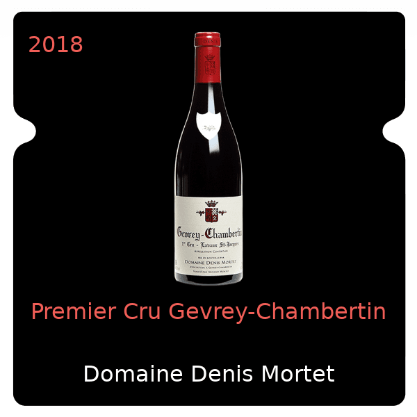 Denis Mortet Premier Cru Gevrey-Chambertin 2018