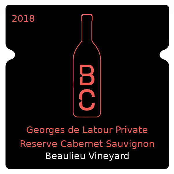 Eisele Vineyard Georges de Latour Private Reserve Cabernet Sauvignon Napa Valley 2018