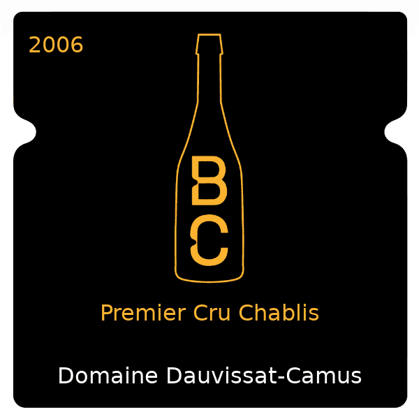 Vincent Dauvissat Premier Cru Chablis 2006
