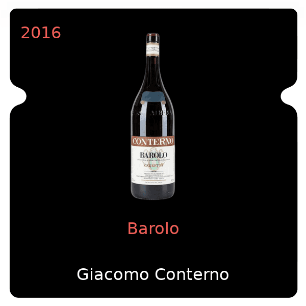 Giacomo Conterno Barolo 2016