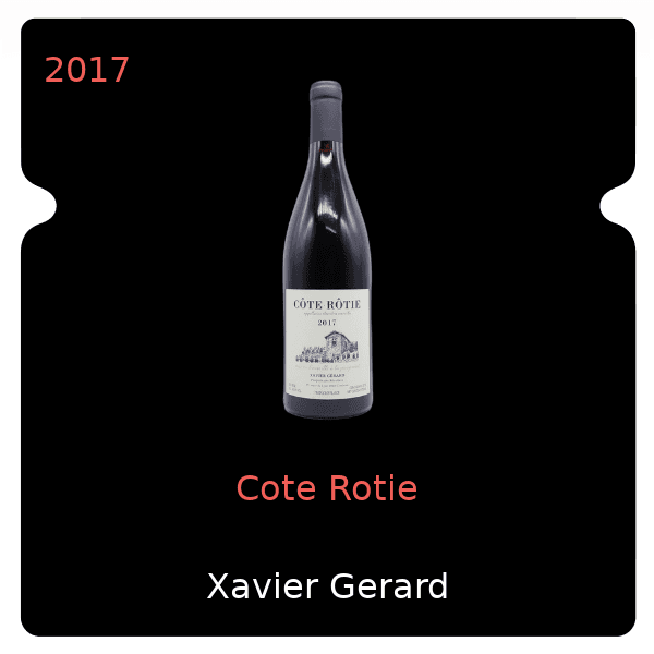 Xavier Monnot Cote Rotie 2017