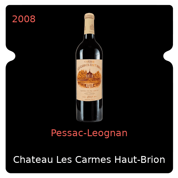 Carmes Haut-Brion Pessac-Leognan 2008