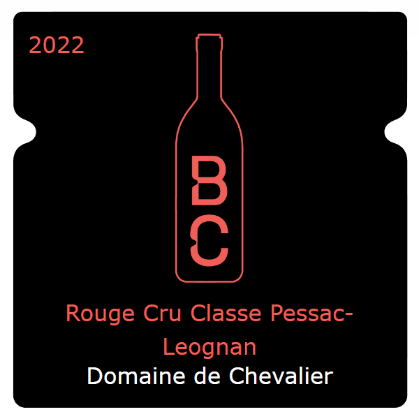 Chevalier Rouge Cru Classe Pessac-Leognan 2022