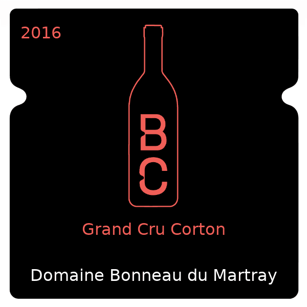 Bonneau du Martray Grand Cru Corton 2016