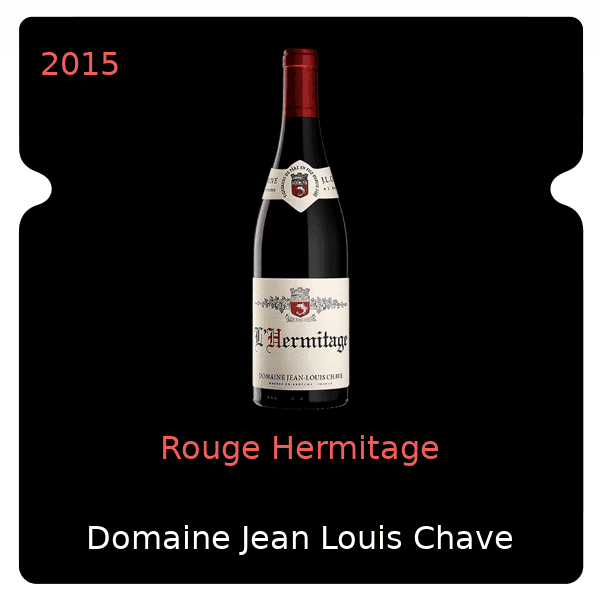 Jean-Louis Chave Rouge Hermitage 2015