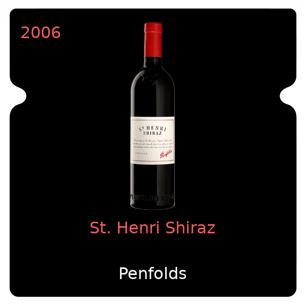 Penfolds St. Henri Shiraz 2006