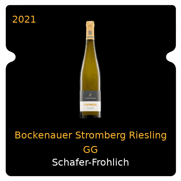 Schafer-Frohlich Bockenauer Stromberg Riesling GG 2021
